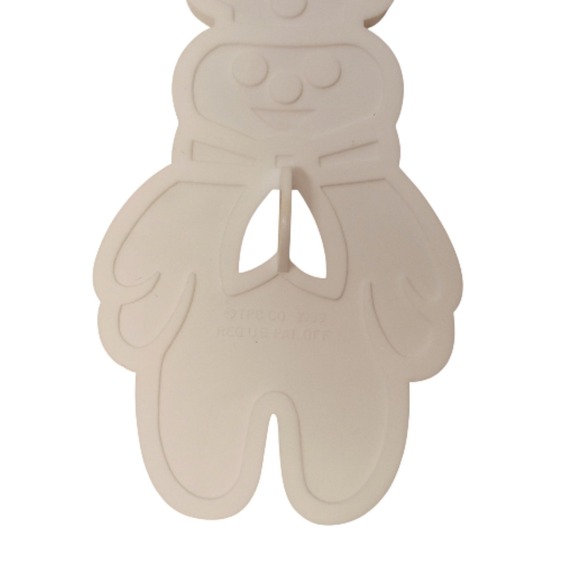 Vintage 1989 Pillsbury Doughboy White Plastic Cookie Cutter 4 1/2"‎ - Picture 3 of 3